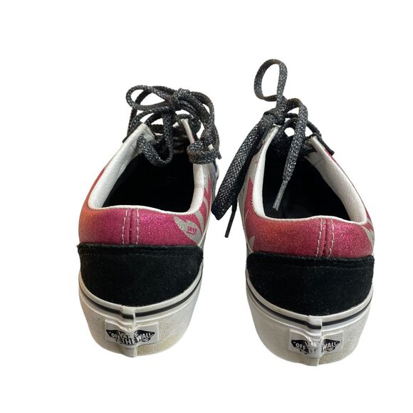 VANS Old Skool Canvas Skateboarding Platform After Dark Womens Size 7 - Picture 14 of 16